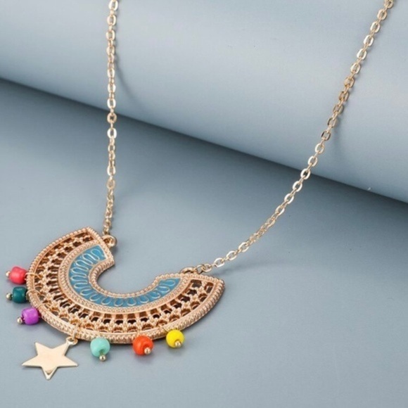 3/$30 💛 Multi Color Boho Necklace - Picture 4 of 4